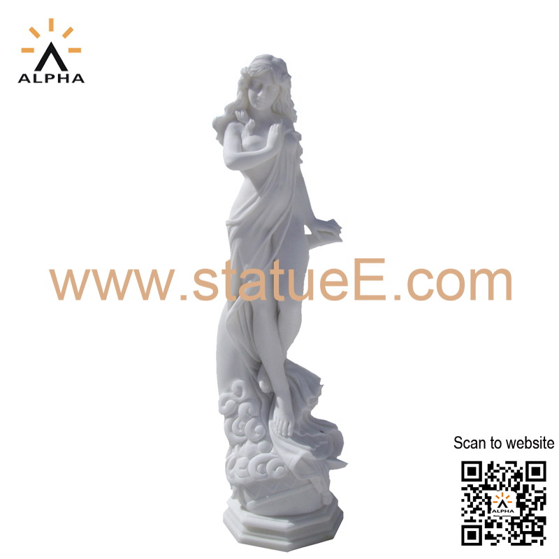 Moon goddess statue